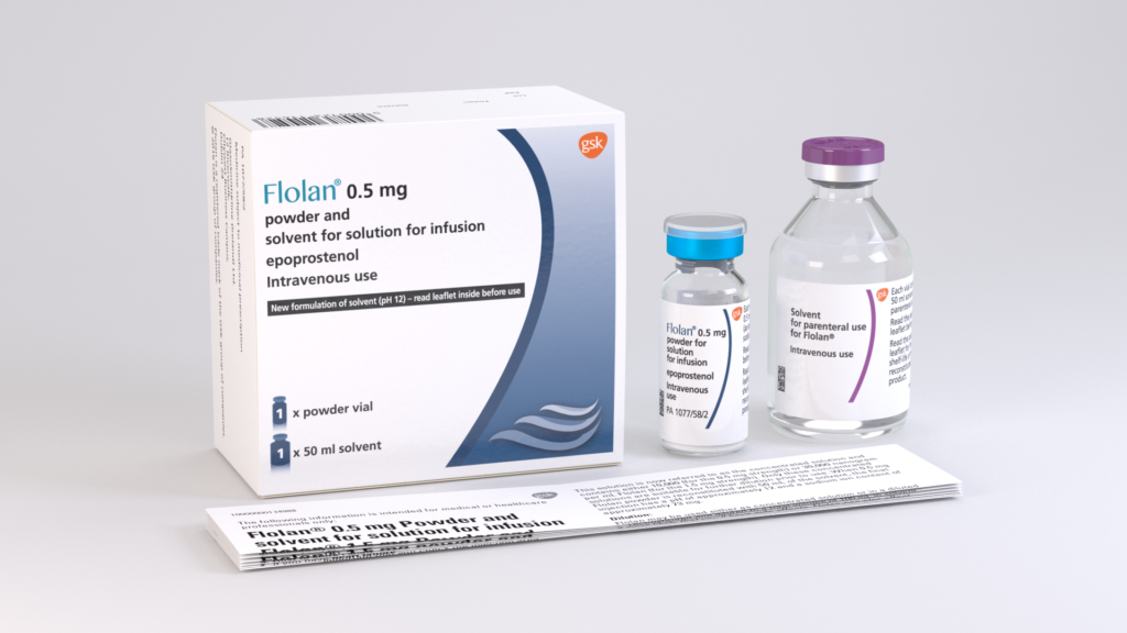 Flolan New sterile solvent with different pH