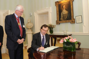 Pictured (l-r) is Professor Patrick Broe, President, RCSI, and P