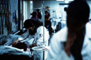 THE LARGEST EMERGENCY ROOM IN THE SOUTHERN HEMISPHERE, CLINICAS HOSPITAL, SAO PAOLO, BRAZIL - 2001