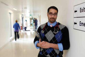 Medical Student Pishoy Gouda  at NUI Galway.Photograph by Aengus McMahon