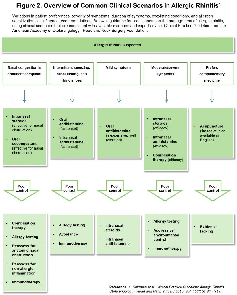 Overview of Common Clinical Scenarios in Allergic Rhinitis