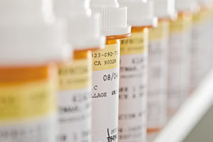 Prescription drugs, close up