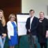 L-r: Dr Ann McHugh; Prof Eilis McGovern, Director of National Doctors Training and Planning; Dr Eoin Kelleher, Anaesthetics trainee and Cartoonist; Dr Catherine Diskin, National Lead NCHD/NDTP Fellow; Dr Aisling O’Riordan