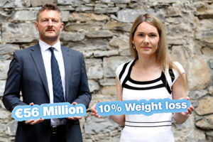 Pictured at the launch were Prof Francis Finucane, Consultant Endocrinologist, Galway University Hospitals, 
and Dr Helen Heneghan, Consultant Bariatric Surgeon, St Vincent’s Hospital. Pic: Jason Clarke