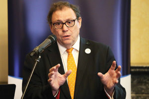 Dr Paul Grundy speaking in Dublin recently