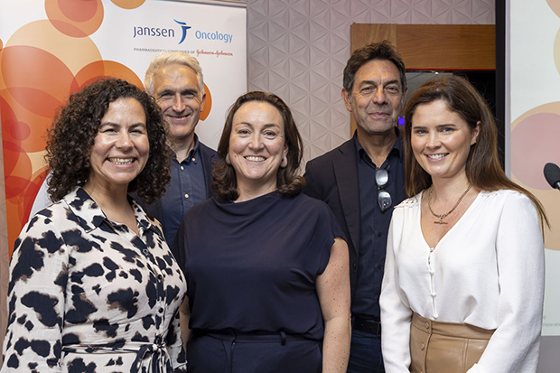 L-R: Dr Dima El-Sharkawi, Dr Mark Catherwood, Prof Ruth Clifford, Prof Philippe Moreau, and Prof Siobhan Glavey