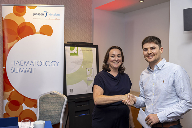 Prof Ruth Clifford with NCHD winner Dr Conor Browne