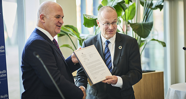 Professor Tony Holohan, Director of UCD's One Health Centre, and Dr Hans Henri P. Kluge