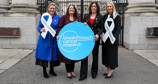Ireland’s first White Ribbon for lung cancer launched