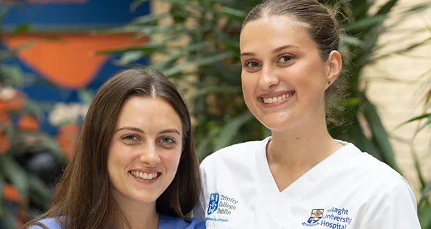 Kate Cribbin among new Tallaght nursing graduates while sister Eve joins hospital as junior doctor
