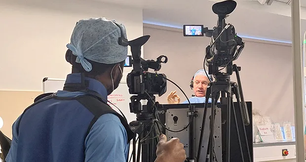 From Galway to the world: consultant broadcasts live procedure to global meeting